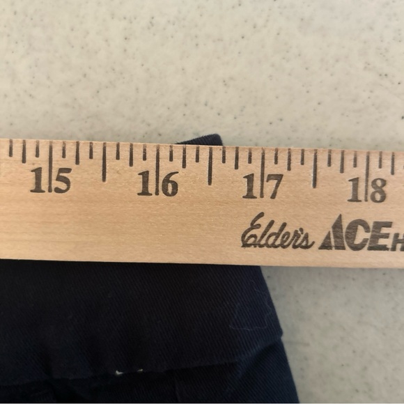 G.W. Bass & Co. Shorts Women’s Size 10 Short Shorts Chino Navy White Stars - Picture 6 of 10